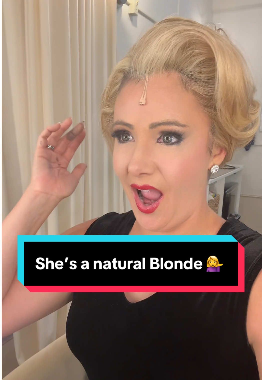 You better watch your mouth!!  @Death Becomes Her #stepmother #deathbecomesher #broadway #comedyvideo #naturalblonde 