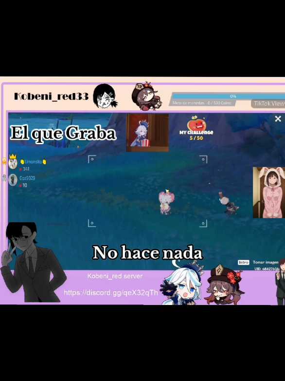 El que graba no hace nada #humor #corre #genshi #kobeni 
