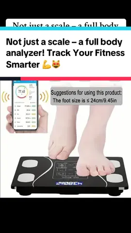 Not just a scale – a full body analyzer! 📱✨ Connect to your smartphone, track weight, BMI, body fat & more. Perfect Valentine’s Day gift ❤️ (Batteries required, not included). Grab yours Now! 👍 Link in a orange Cart! 🛒😻 #SmartScale #FitnessJourney #BodyGoals #HealthTech #ValentinesGift