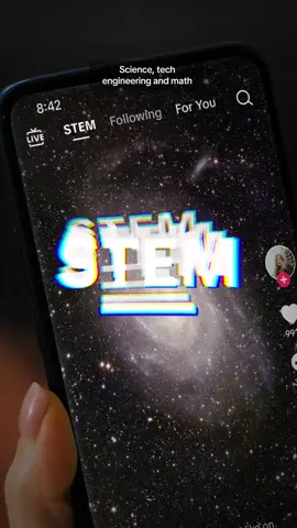 Where curiosity becomes possibility. 🧪🔭 Check out the STEM feed on TikTok now.