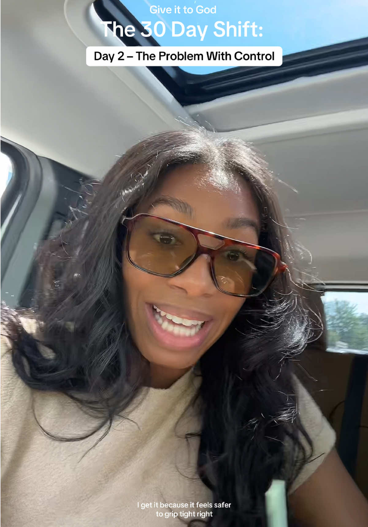 Here’s the problem with control: it makes you think you’re safe, but really it just leaves you stressed, overthinking, and exhausted trying to hold it all together. The truth is, you were never built to carry that weight ..God was. When you finally let go, that’s where peace shows up. That’s where freedom is.  Drop a 🙏🏾 If you’re ready to stop white-knuckling life and actually see what happens when you surrender, grab the Surrender Guide linked in my bio. #christiantiktok #prayer 