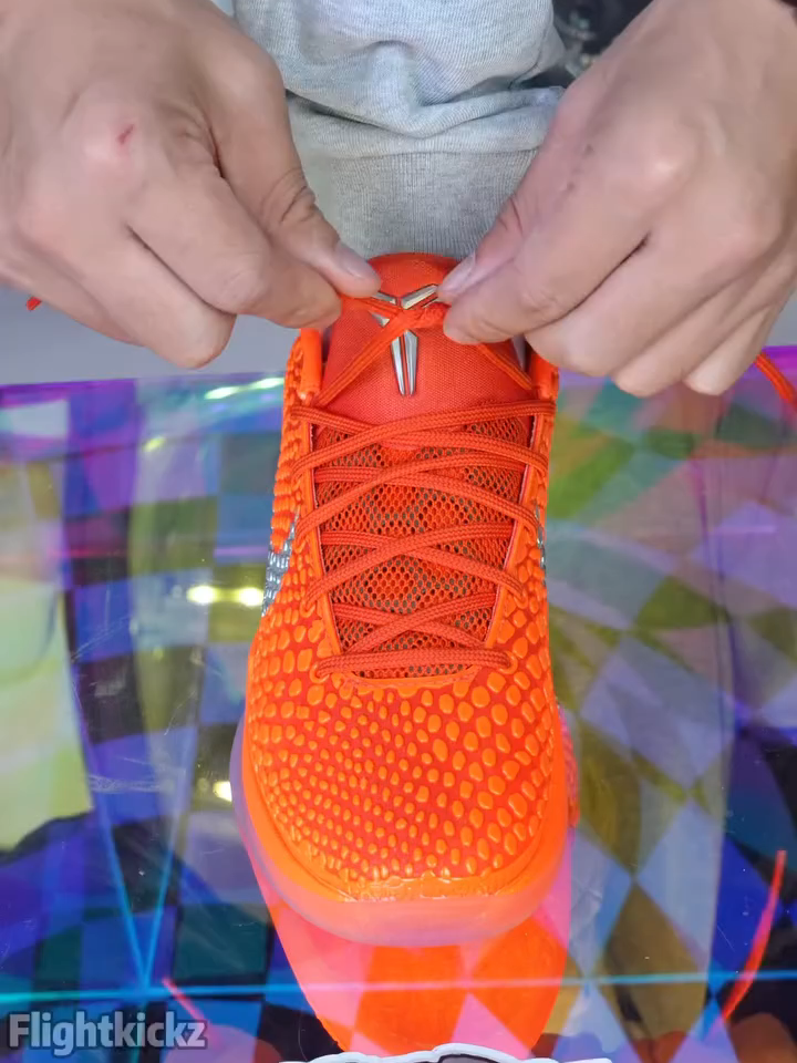 How to lace Kobe 6  🤪  #nike #lace #laces #sneakerhead #sneakers #howtolacejordans #sneaker #howtolacejordan1 #howtolacesneakers #kobe6 #kobe6protro