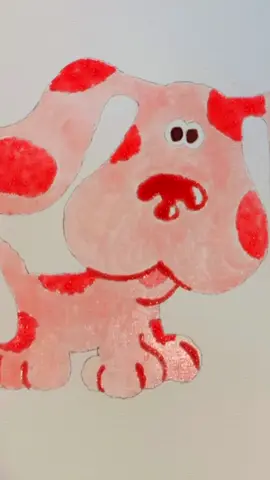 Painted Magent from Blues clues, with chocolate, strawberry powder & syrup products #fyp #xyzbca #bluesclues #magenta 