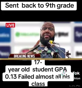 Who’s fault is it? Senior in high school fails and has to return to 9th grade!#fyp #funny #😂😂😂 #lol #laugh 