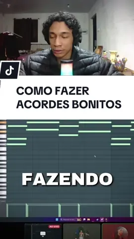Como fazer acordes bonitos 🎹 #beats #flstudio #beatmaker #trap #pluggnb 