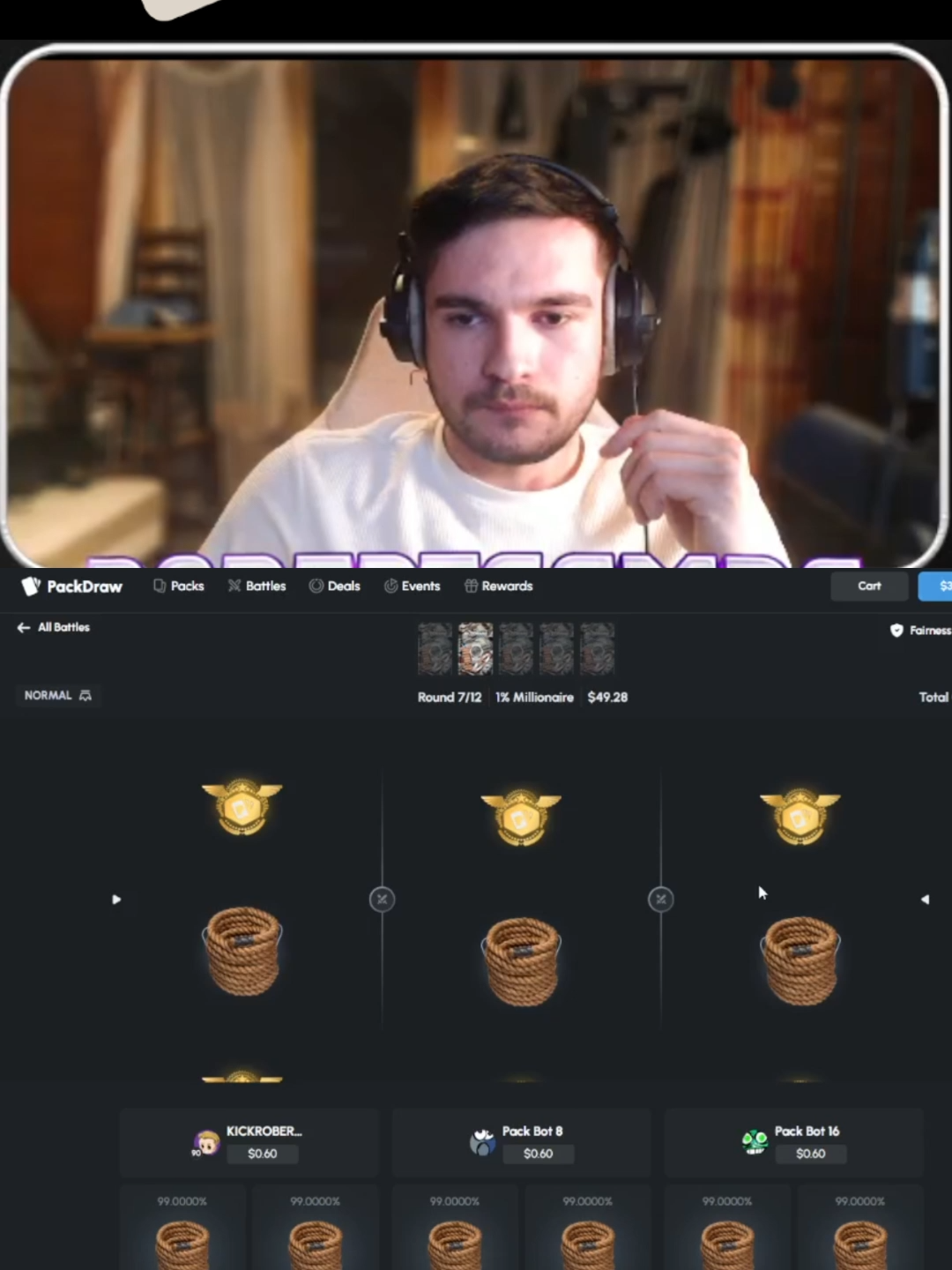 DUDE... #PACKDRAW #ROBERTGAMBA #STREAMING