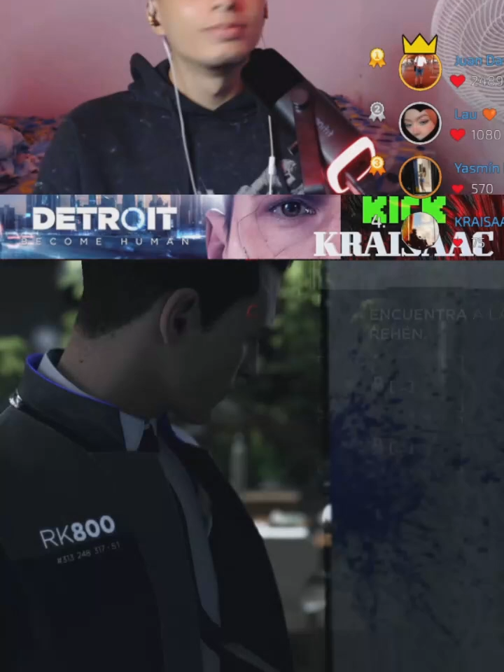 Este juego es otra movie #streamer #viral #gaming #juegos #detroit