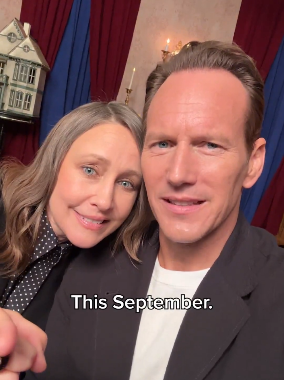 this acc is basically a #theconjuringuniverse acc atp lol love them #verafarmiga #lorrainewarren #patrickwilson #edwarren 