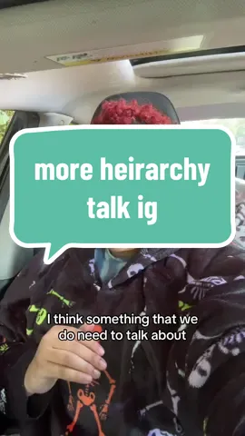 chiming in more because i think us invalidating esch other is bad BUT/AND ALSO we should be acknowledging physical reality and physical reality does have heiraechy #disabled #disability 