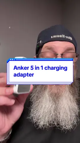 Anker 5 in 1  charging adapter. #4in1charger #3in1charger #travelcharger #ankerpowerbank #4in1chargingcable