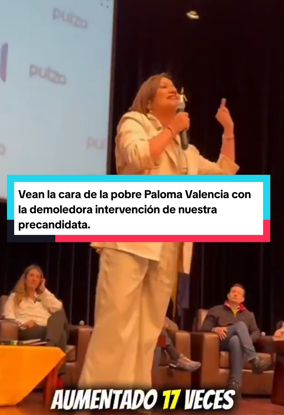 Vean la cara de la pobre Paloma Valencia con la demoledora intervención de nuestra precandidata Carolina Corcho.