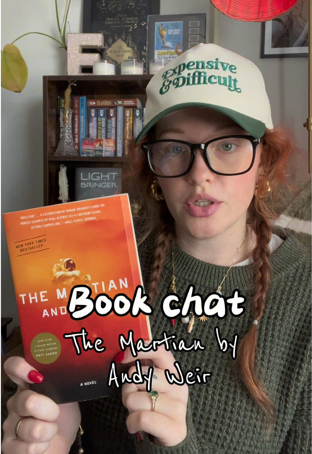 It’s time for another book chat y’all!! I finished The Martian. Gonna give it a 3.75-4 ⭐️ because I was so familiar with the story going on, it didn’t hit me the way I hoped it would’ve but I def enjoyed the read.  #themartian #andyweir #BookTok #scifibooks #bookchat 