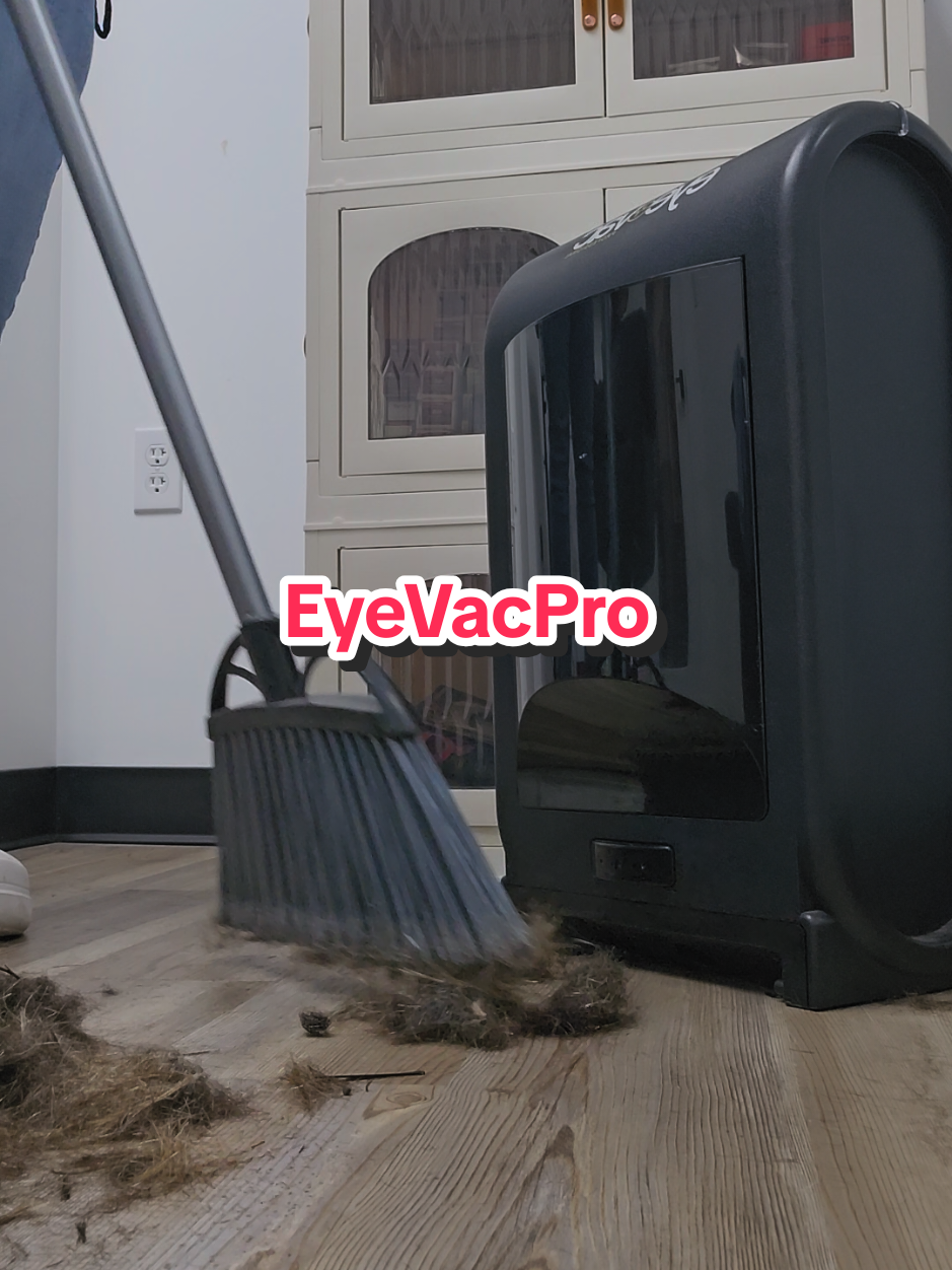 Tired of bending over with a dustpan? 🚫 The EyeVacPro Automatic Vacuum is touchless, powerful, and perfect for busy homes, salons, and barbershops. Just sweep near it and debris disappears instantly. A must-have cleaning hack!@EyeVac  #EyeVacPro #CleaningHack #SmartHomeTools #SalonMustHave #BarberLife 