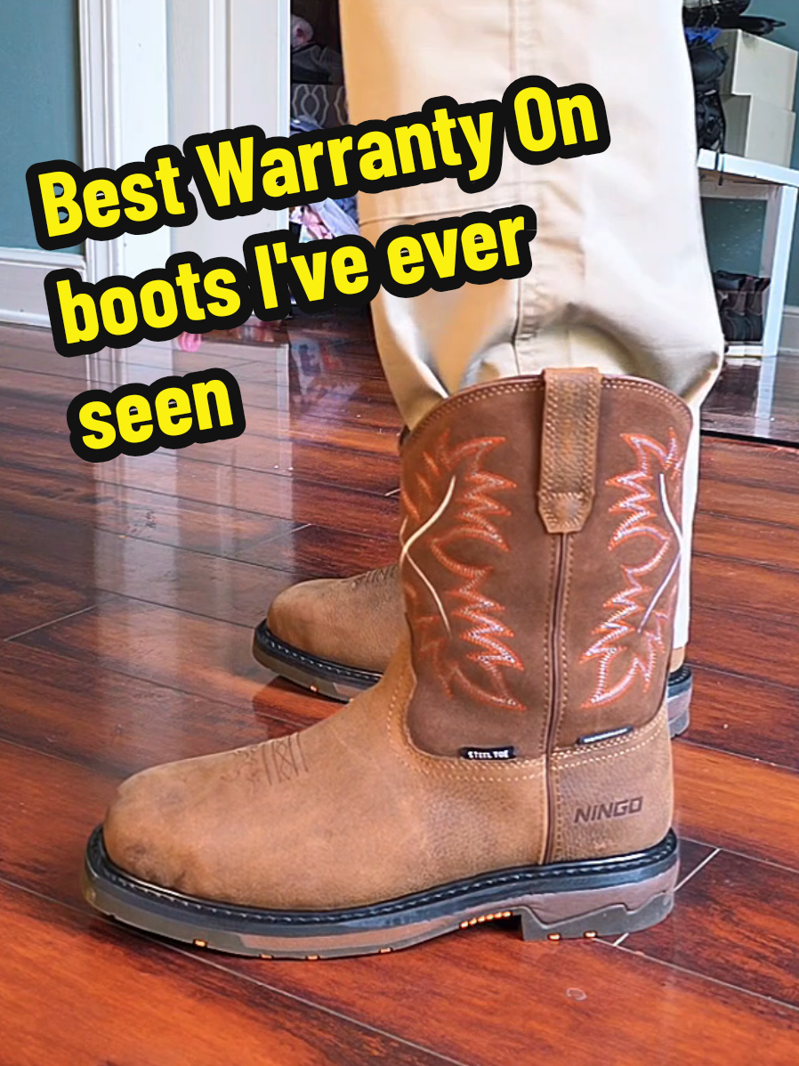 You’ve got to check out these boots. Steel toe, waterproof, and slip resistant. They’re tough, comfortable, and ready for the job — click that link and get yours today with free shipping. #cowboyboots #workboots #SteelToeBoots #TikTokShopCreatorPicks #TikTokShopLaborDaySale 