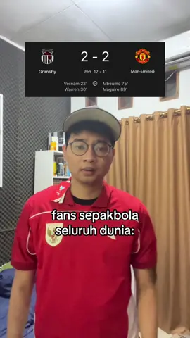 semua tak percaya😂😭 #manchesterunited #grimsby #eflcup 