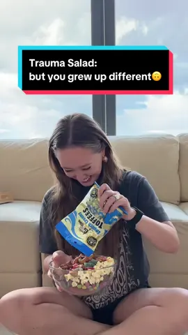 Trauma Candy Salad! Wait for the last one😂💀 @Maggie Klein #trauma #candysalad #fyp #funny 
