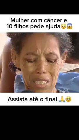 Mulher com câncer e 10 filhos recebe ajuda 