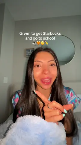 woke up in the best mood this morning!! #grwmforschool #grwm #starbuck #getreadywithme 