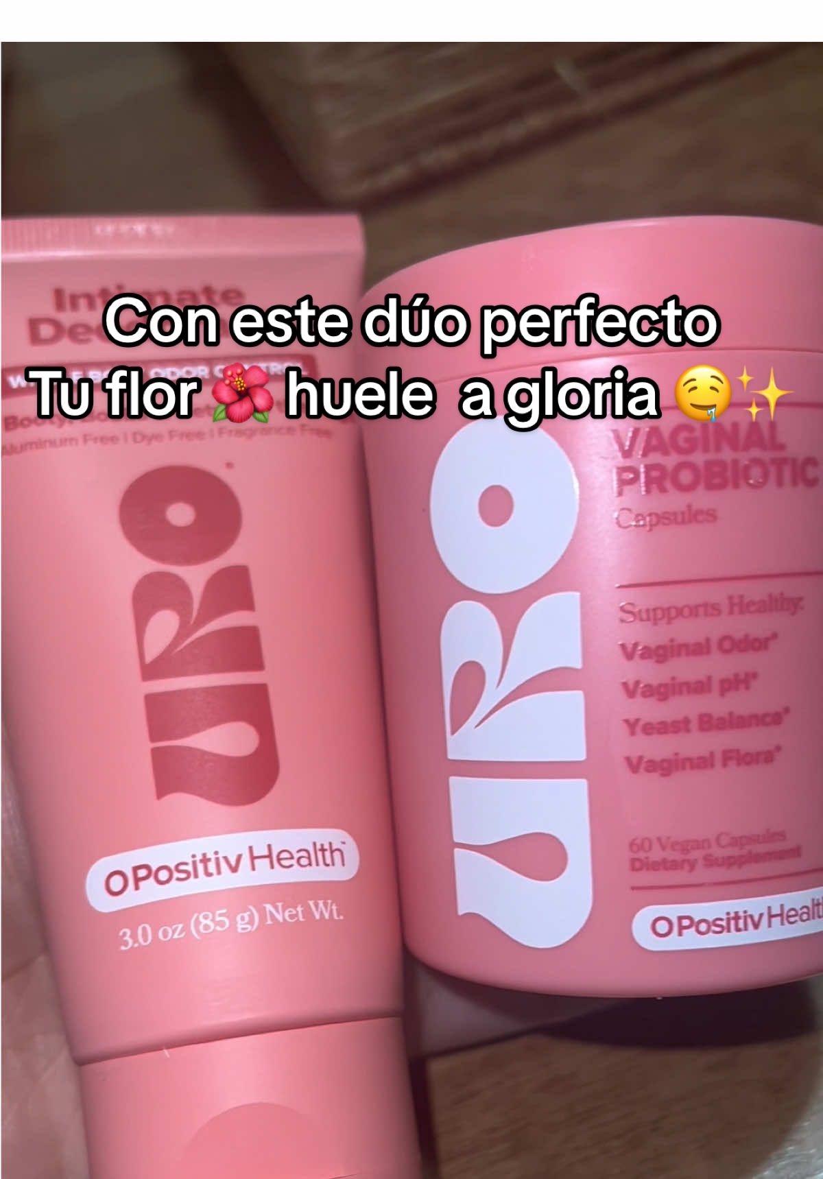 Mi dúo perfecto para mi florecita #probiotics #uroprobiotic #tiktokcreatorpicks #tiktokblackfriday #desodorante 