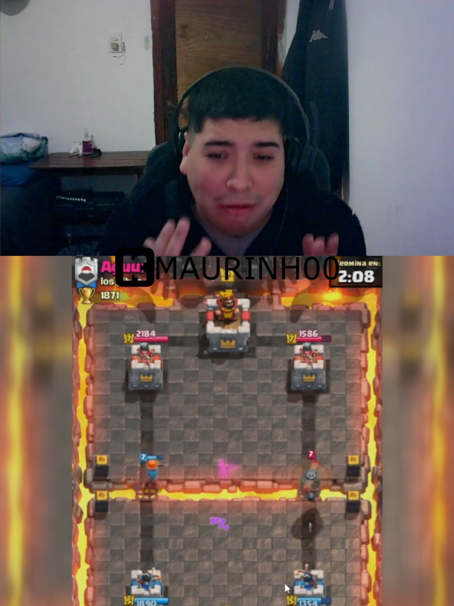 Buena bola #clashroyale #stream #kick #streamer #argentina #clips #clip
