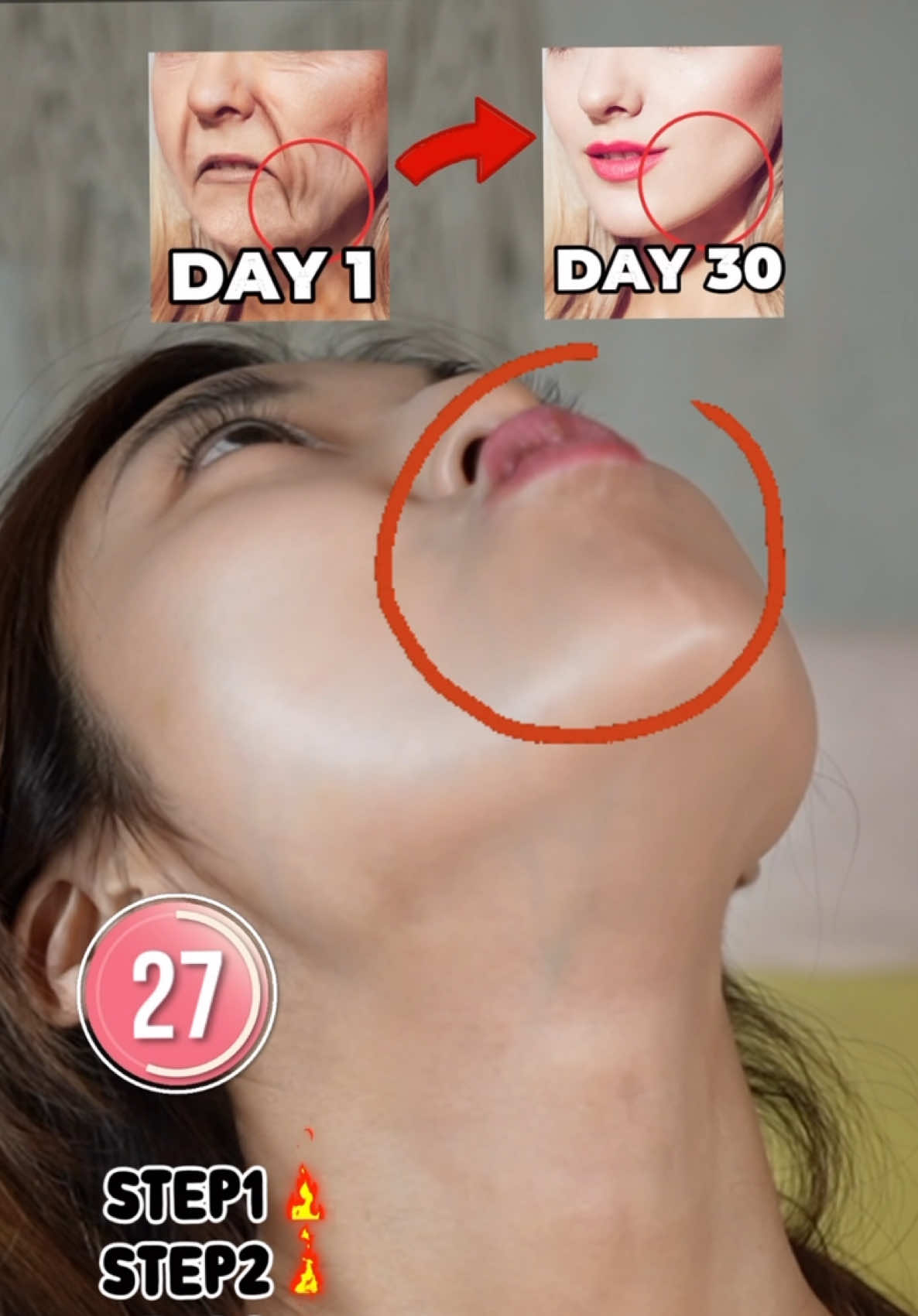 Face Yoga exercises & massages for Korean glass skin , anti-aging #faceyoga #antiaging #faceexercise 