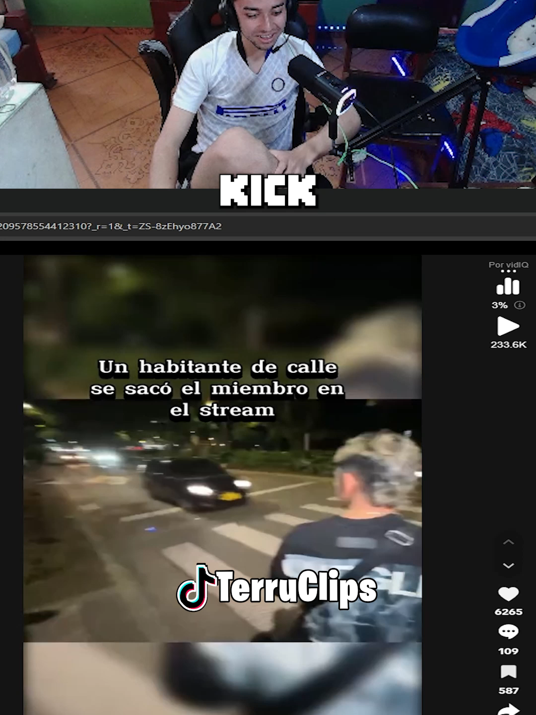 Terru reacciona a chanty con el clip viral #terrufian #yosoychanty