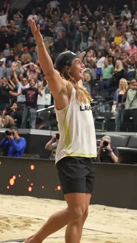 Hagen Smith with the dagger. ⚡ From Dallas Week 8, Smith/Webber (LA Launch) punch their ticket to the AVP League Championships in Chicago as the 4‑seed. #AVPBeach #BeachVolleyball