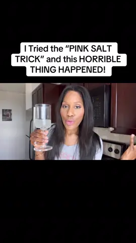 Yuck!🤢 #pinksalt #pinksaltrecipe #pinksaltttrick #drjencaudle #lemonwater 