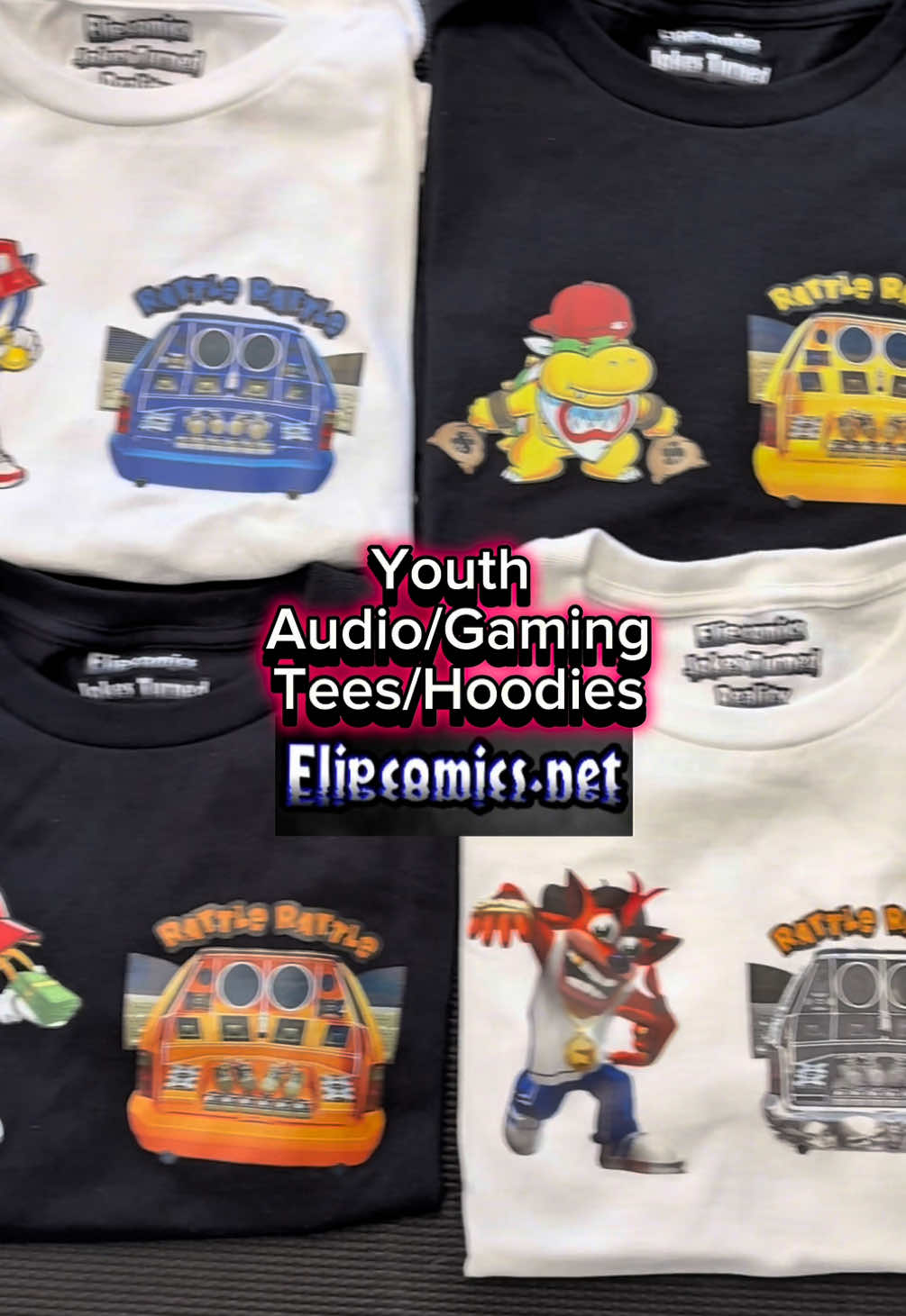 Mario bros meets car audio culture🔊🌪️ Youth Audio/Gaming Tees/Hoodies🔊🎮 Visit Flipcomics.net📍 #mariobros #subwoofers #sml #soundsystem #caraudio 