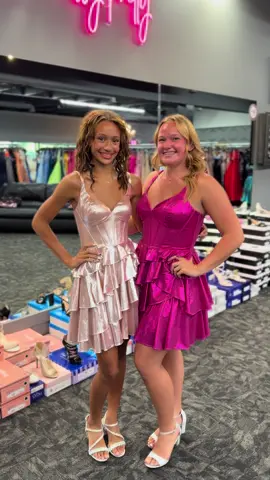 Which shade of pink would you choose? Blush or hot pink?! #vote #youchoose #hoco #Homecoming #school 