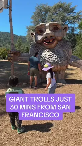 This has to be one of the coolest exhibitions we’ve seen and you still have time to see it!  You’ll find these awesome trolls at @Filoli Historic House & Garden until Nov 10th & here are some details to help you plan your visit: 🎟️ General Admission is 10am - 5pm 💵 Adults $37 - Kids 5-17 $27 - Younger kids free ✨ You can see everything (trolls, house, garden), with your admission ticket. 🥾 The hike where you’ll find the trolls is about 1mile and it has some inclination at the start. It’s an easy hike but bring water & some snacks.  🍃 There is a cool playground halfway through the hike where you can rest, have a little picnic & let kids play.  👶🏻 There is a stroller accessible trail you can take to see all the trolls. 🅿️ Parking is free ;) This exhibition features 6 giant trolls created by the recycle artist Thomas Dambo. They all have the coolest names —and personalities—, and each has their own mission for helping humans 🫶🏽 Make sure you don’t miss it! #homeschoolingmom #visitcalifornia #homeschoolingfamily #familytravelcreator #contentcreatormom  Things to do in the Bay Area l California with kids | San Francisco Travel | Filoli Trolls l Creator Family l Homeschooling activities 
