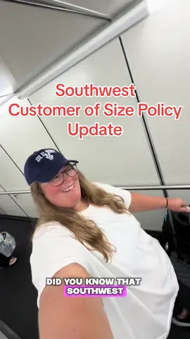 🙋‍♀️ Have you ever flown Southwest Airlines? Let us know in the comments!  We are plus size women who range in sizes from 2x-5x. We have previously used the Southwest Customer of Size policy, but now that it is changing, we are rethinking our travel plans for the future.  #southwest #plussize #airlines #plussizetravel #travel 