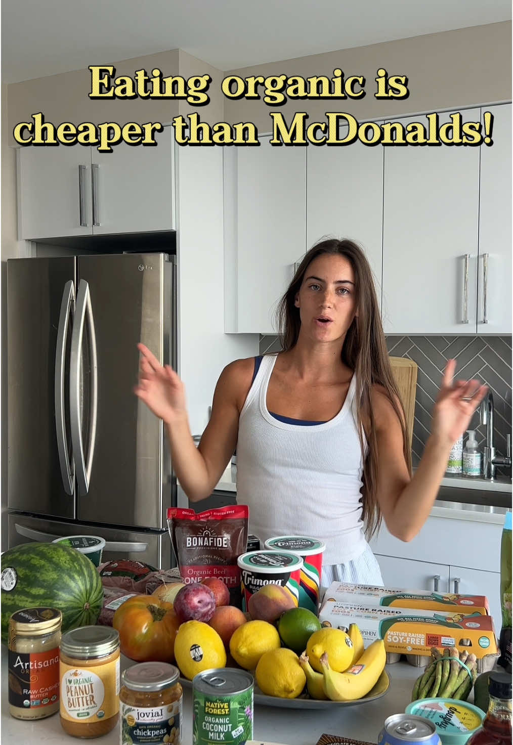 My organic health haul is cheaper than McDonalds, TacoBell, and Chipotle!!!  #healthyliving #holistichealth #nontoxicliving #antiinflammatorydiet 