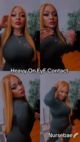 Eye contact never fails 🫣🌹🥰 #femforfem🌈 #fypシ #nursebae #fy #lesbiansoftiktok 