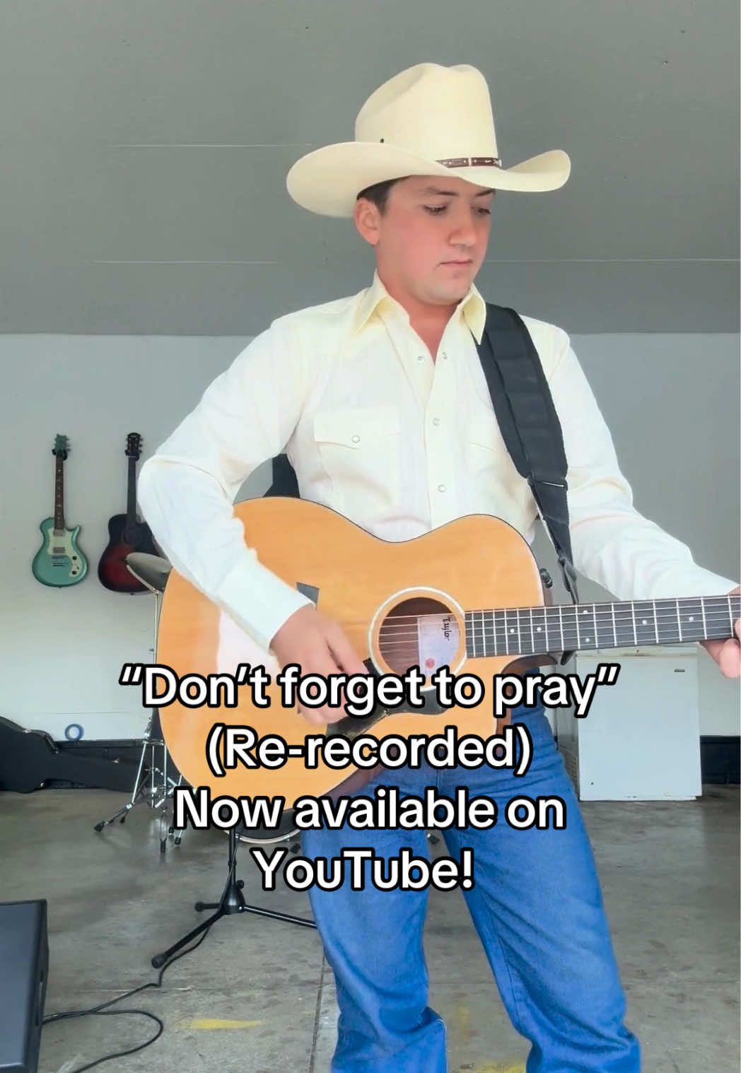 Original song. “Don’t forget to pray” (Re-recorded) now available on YouTube! #origianlsong #countrymusic #singersongwriter #musician 