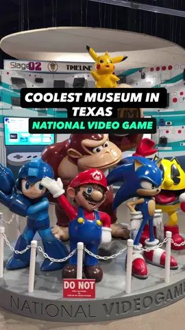 BEST THINGS TO DO IN TEXAS: The Coolest Museum in the US 🎮 Step inside the @nvmusa National Videogame Museum in Frisco, Texas. It’s the only museum in the country completely dedicated to video game history! Plan to spend hours here! -Explore 20+ interactive exhibits -Play giant Pong & giant Tetris, vintage arcade & retro bedroom set up for Duck Hunt -Amazing Game Boy & VR exhibits - Learn the history of the industry while being fully immersed in gaming culture -Play classics and discover games you never thought you’d see again 👾 Admission: $12 adults | $10 kids — includes coins for the vintage arcade! 10/10 recommend for gamers, families, and anyone who loves nostalgia. Save, share & tag your friends! . . . . . #texas #museum #travel #videogames #thingstodo 