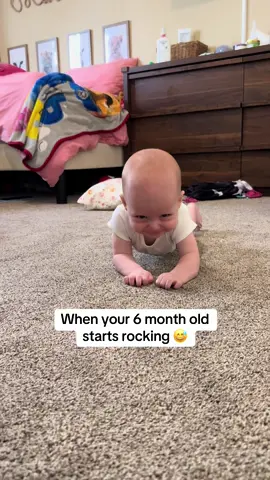 I’m not ready! #crawling #babymilestones #baby #crawlingbaby 