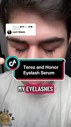 Replying to @🖤🦇𝔊𝔦𝔰𝔢𝔩🦇🖤 no hate on the curling was my first time and very scary 😨 but act fast before this deal is gone 🚨 ‼️ #dealsforyoudays #tiktokshopbacktoschool #terezandhonor #eyelashserum #longeyelashes 