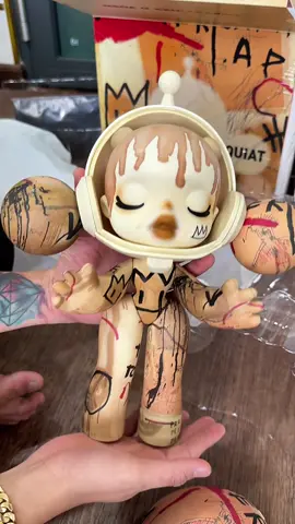 MEGA A SKULLPANDA 400% Jean Michel Basquiat #skullpandapopmart #skullpandamega #toys #popmart @POP MART 