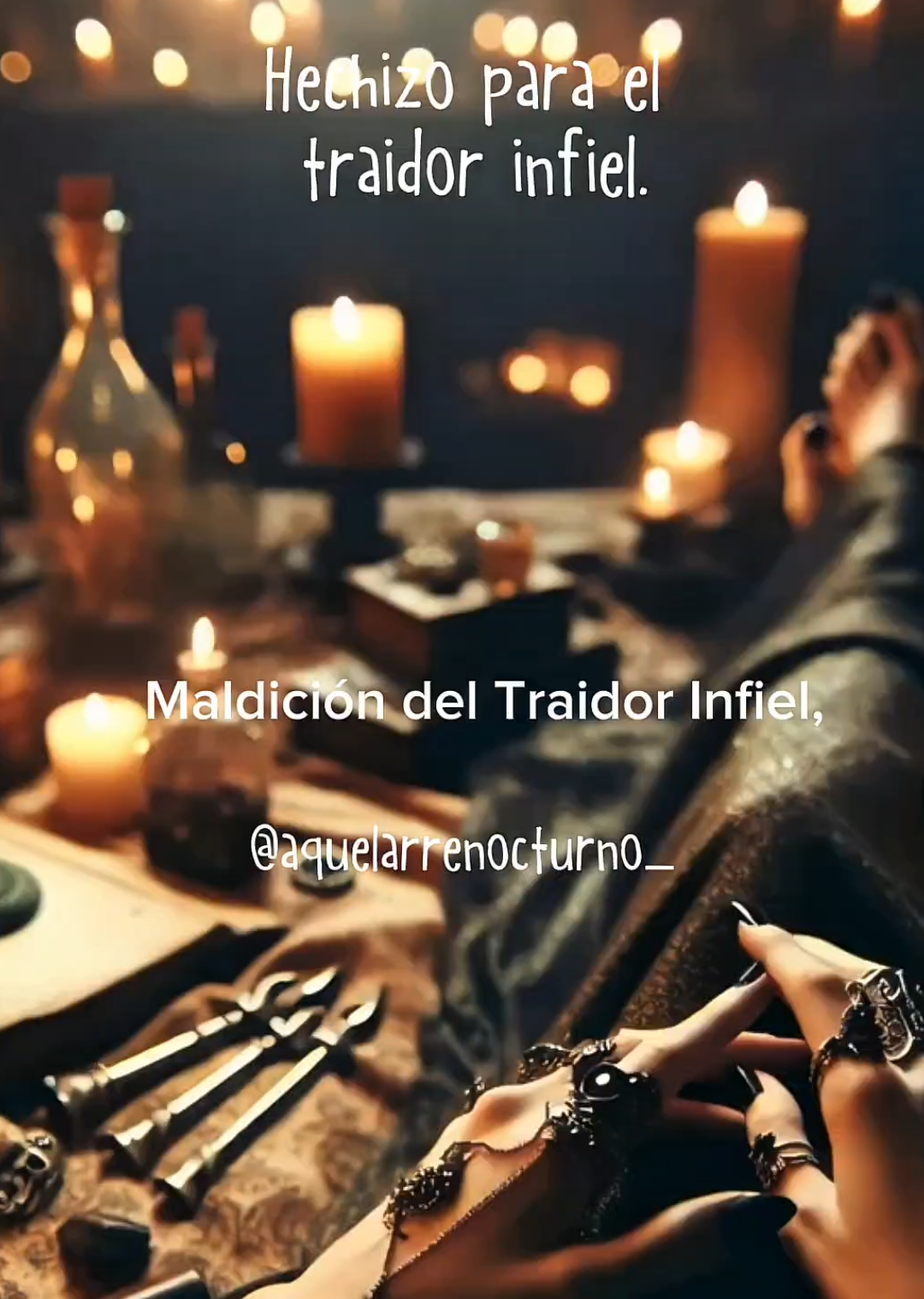 ✨ Cuando un hombre traiciona… no se va limpio. Cada mentira regresa, cada lágrima se convierte en espina. Este hechizo es para que el traidor no tenga paz hasta pagar lo que hizo. 💀 Hoy la justicia es oscura, pero es justa. Hazlo esta noche y deja que el universo le devuelva TODO lo que te causó. 👉 Comenta TRAIDOR si quieres que pague. 👉 Guarda este reel para hacerlo en casa. #HechizoDeVenganza #MaldiciónDelTraidor #JusticiaOscura #MagiaDeBrujas #HechizoReal 