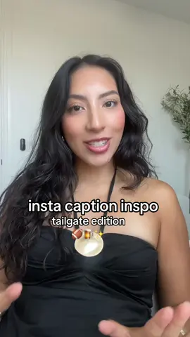 cute tailgate captions for college tailgates or nfl tailgates 🏈 ✨ #captioninspo #instacaptions #tailgatecaptions #footballszn #minaharo777 