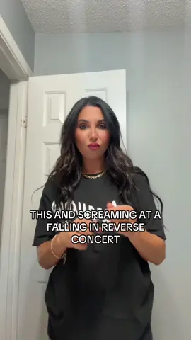 It’s go time 🎤  @Falling In Reverse  #heavymetal #ronnieradke #fallinginreverse #concert #grwm