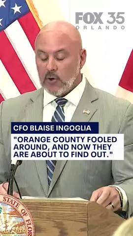 Florida's CFO alleged Wednesday that Orange County has not fully cooperated with the Florida DOGE team, specifically mentioning DEI grants and programs, and said he would issue investigative subpoenas to some employees. Click link in bio for the latest updates. #FOX35Orlando #Florida #News #DOGE #DeSantis