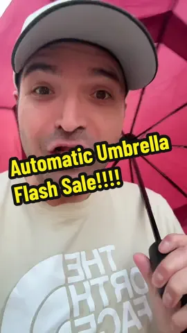 Automatic Umbrella Only $5.99+FREE SHIPPING!!  #tiktokshop #umbrella #rain #upf50 #creatorsearchinsights 