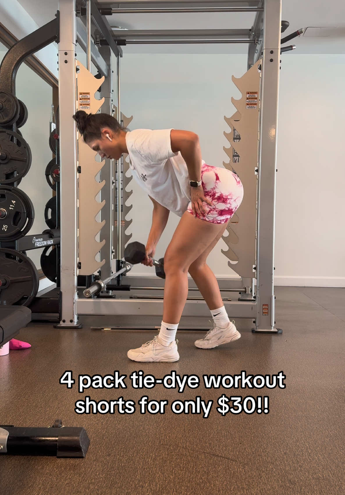 🚨FLASH SALE HAPPENING NOW🚨 Link above to snag this 4 pack of tie dye workout shorts!! Let’s hit those fitness goals ladies!🔥🍑 #workoutshorts #yogashorts #gymshorts #shorts #GymTok 