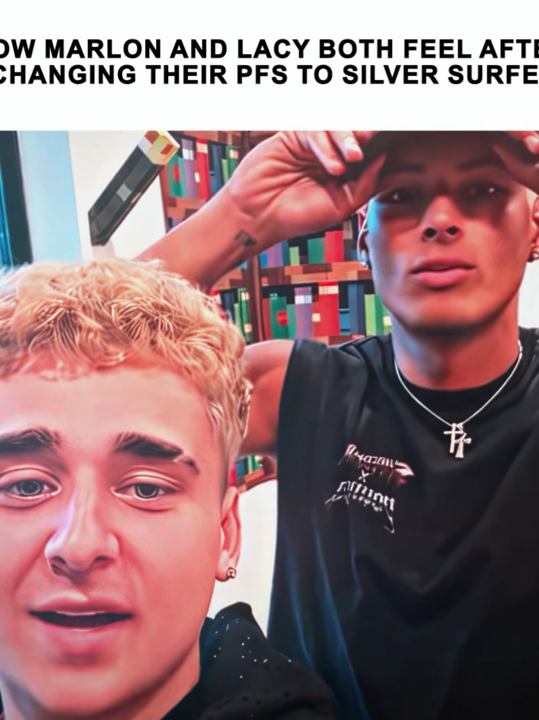 Marlon and Lacys new pfps 🔥| no way school starts soon bro😭  | #viral #fyp #marlon #lacy