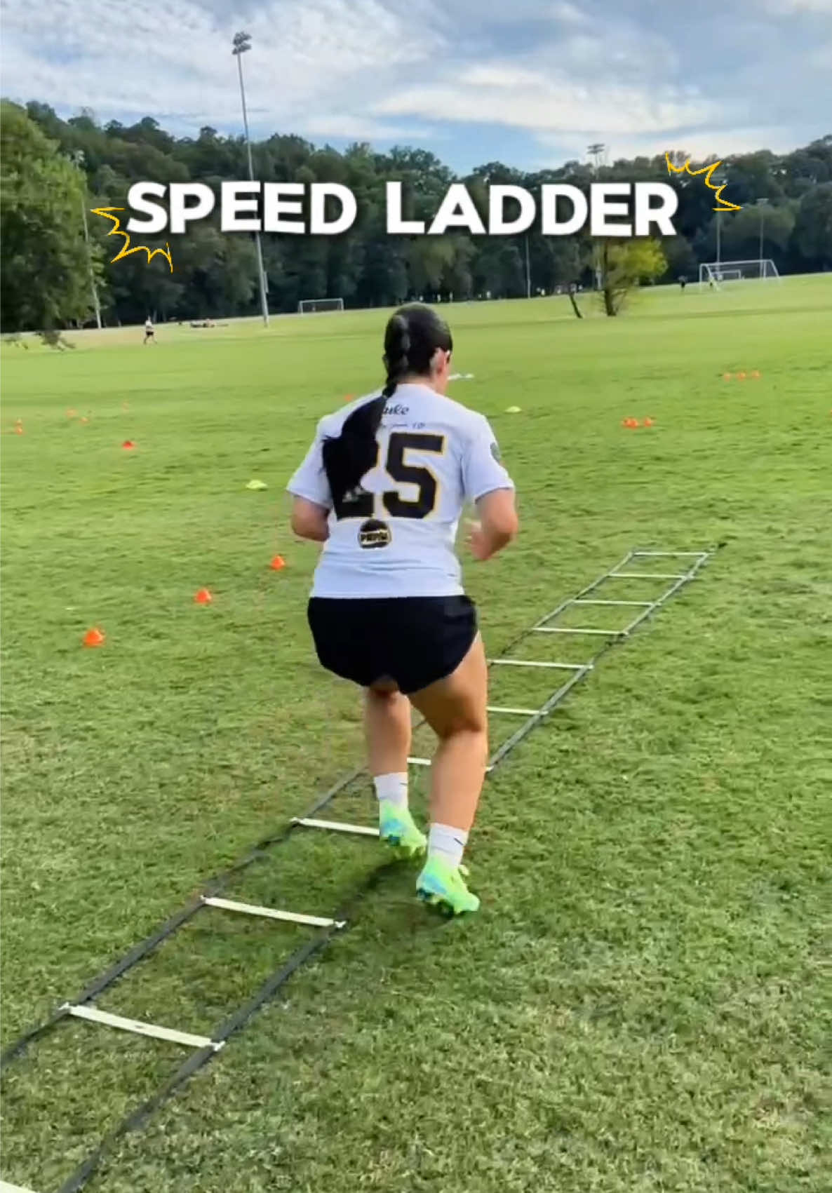 How often are you training your footwork?⚡️⚽️  Faster feet ➡️ faster game play  @_jorgejimenez777 will get you right!  . . . #SpeedLadder #soccertraining #soccerskills #soccertiktok #futebol 