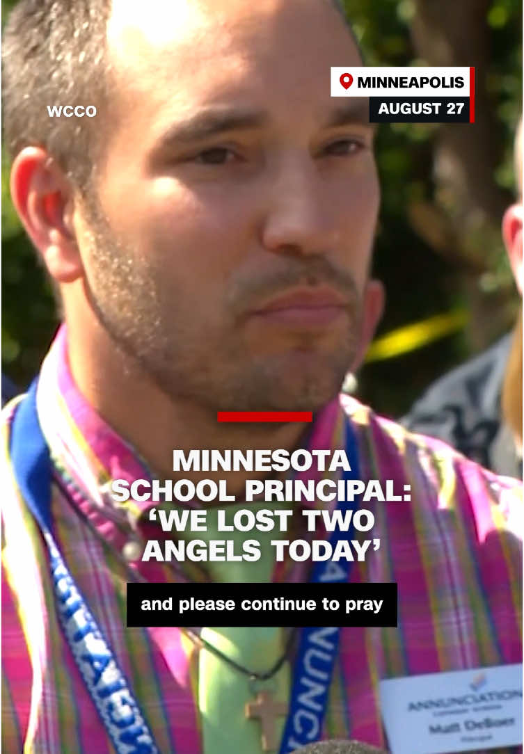 Matthew DeBoer, principal of the Annunciation Catholic School, remembered the children who died during Wednesday’s shooting, where at least two were killed and 17 people were injured. #CNN #News 