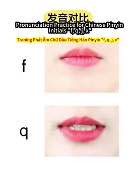 Pronunciation Practice for Chinese Pinyin Initials“f,q,j,x “#汉语 #learnchinese #hsk #chineseteacher #pinyin 
