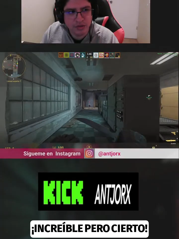 Jugando serio y se minimiza el cs2  #cs2 #cs2moments #kick #streamer